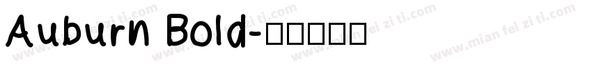 Auburn Bold字体转换